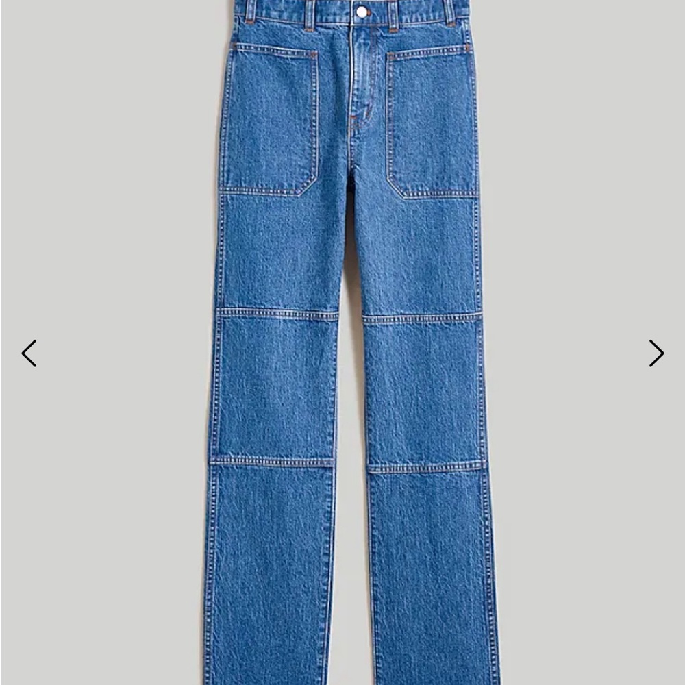 NWT Madewell 90s Straight Utility Jeans - Picture 5 of 10